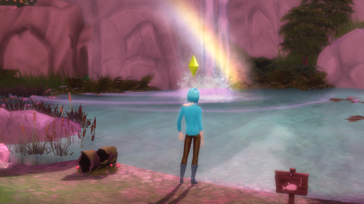 SparklyJemz Avatar looking at a rainbow