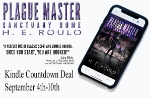 Ad for the Kindle Countdown of Sanctuary Dome from H.E. Roulo from Sept 4-10 2019. 